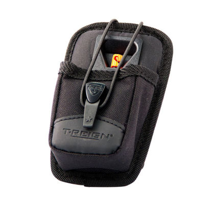 Picture of T-REIGN ProHolster Two-Way Radio Holster Case, 36 inch Kevlar Retractable Tether, Black