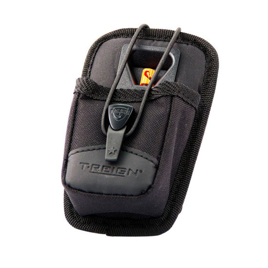 Picture of T-REIGN ProHolster Two-Way Radio Holster Case, 36 inch Kevlar Retractable Tether, Black