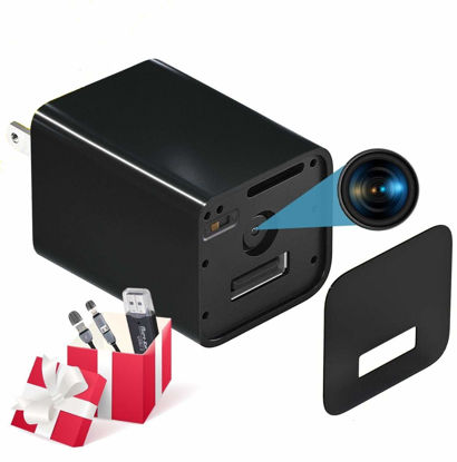 Picture of 【UPGRADED】Spy Camera - HD 1080P Hidden Camera Usb Wall Charger - Premium Pack - USB Hidden Camera - Mini Spy Camera Charger Video Recorder Home Security System - Motion Detector Nanny Cam No Wi-Fi