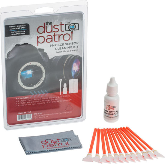 Picture of Alpha 17mm Sensor Cleaning Swabs (12pk) (Red) w/Beta
