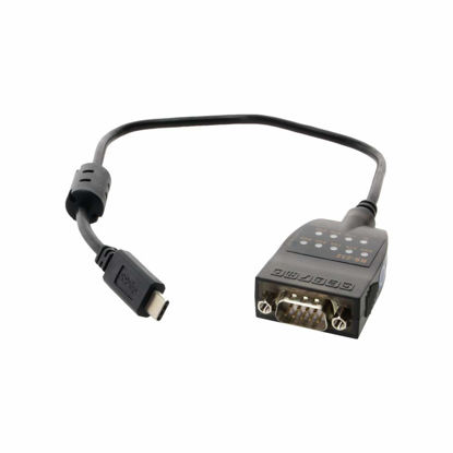 Picture of Gearmo USB-C 2.0 to Serial RS-232 16 Inch Adapter w/LED Indicators