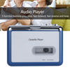 Picture of Zunate Bluetooth Cassette Player, Portable Tape Player Bluetooth Output to Headphone with Built-in Bluetooth Transmitter and 3.5mm Jack,Cassette Player Auto- Reverse