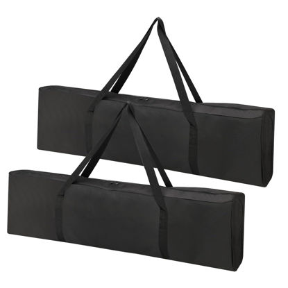 Picture of PATIKIL 40.55"x11.02" Tripod Carrying Case, 2Pack Oxford Cloth Padded Tripod Bag with Handles for Light Stands Tripod Photography Accessories, Black