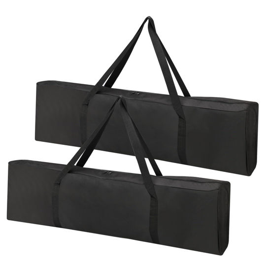 Picture of PATIKIL 40.55"x11.02" Tripod Carrying Case, 2Pack Oxford Cloth Padded Tripod Bag with Handles for Light Stands Tripod Photography Accessories, Black
