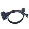 Picture of LetLinkSo PCIe 5.0 MCIO x4 to U.2 SFF-8639 Cable for NVMe SSD with 15Pin Power, 1.6ft (50cm)