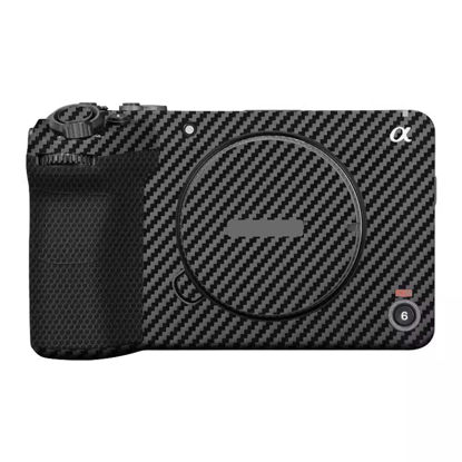 Picture of Camera Skin Wrap Anti-Scratch Sticker Coat Vinly Protective Film Body Protector Decals Cover for Sony FX30(Carbon Fiber Black)