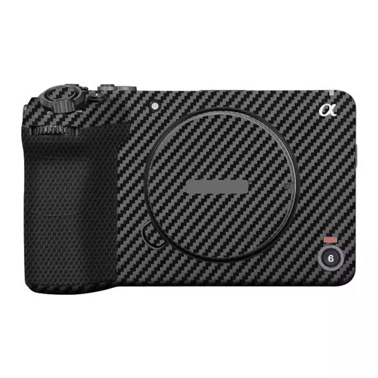 Picture of Camera Skin Wrap Anti-Scratch Sticker Coat Vinly Protective Film Body Protector Decals Cover for Sony FX30(Carbon Fiber Black)