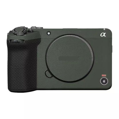 Picture of Camera Skin Wrap Anti-Scratch Sticker Coat Vinly Protective Film Body Protector Decals Cover for Sony FX30(Leather Green)