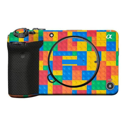 Picture of Camera Skin Wrap Anti-Scratch Sticker Coat Vinly Protective Film Body Protector Decals Cover for Sony FX30(Toy Brick Colorful)