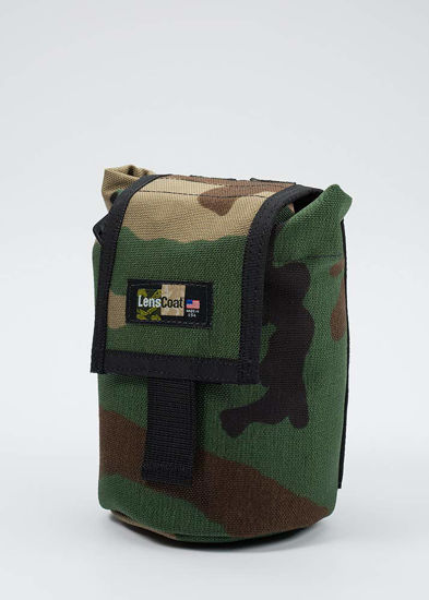 Picture of LensCoat LensPouch Camouflage Lens Pouch Protection Roll Up Molle Pouch Small, Forest Green (lcrusmfg)