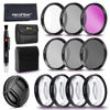 Picture of Filters for Canon EOS Rebel | 58MM Lens Attachments & Filters Accessory Bundle Kit for T8i T7 T7i T6i T6S T6 T5i T5 T3i SL3 SL2 SL1 EOS 90D 80D 77D 70D 9000D 800D 760D 7D DSLR Camera