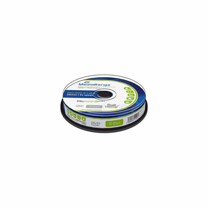 Picture of MEDIARANGE MR430 Mini Full Inkjet Printable DVD-R Spindle (1,4GB, 10)