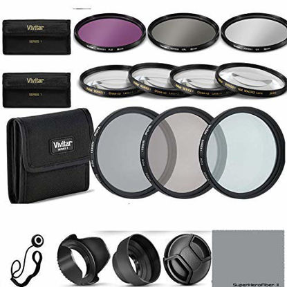Picture of 58MM Complete Lens Filter Accessory Kit (UV, CPL, FLD, and Macro Lens Set) for Canon EOS Rebel T7i SL2 T6i T6s T6 T5i T5 T3i 80D 77D 70D 60D Cameras