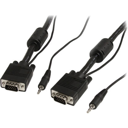 Picture of STARTECH.COM 30 FT Coax HIGH Resolution Monitor VGA Cable with Audio HD15 M/M