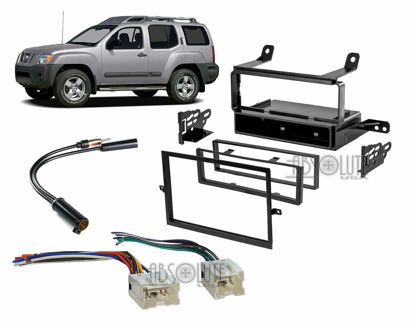 Picture of Absolute USA ABS99-7581 Fits Nissan Xterra 2005-2008 Multi DIN Stereo Harness Radio Install Dash Kit Package