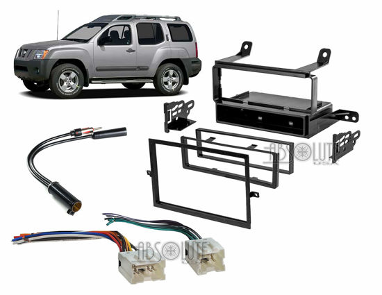 Picture of Absolute USA ABS99-7581 Fits Nissan Xterra 2005-2008 Multi DIN Stereo Harness Radio Install Dash Kit Package