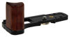 Picture of Deluxe Metal Camera Hand Grip for Olympus OM-D E-M10 Mark IV MILC MFT Camera with Wooden Accent and Battery Access