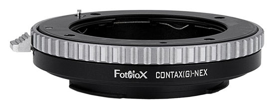 Picture of Fotodiox Lens Mount Adapter Compatible with Contax G Lenses to Sony E-Mount Cameras