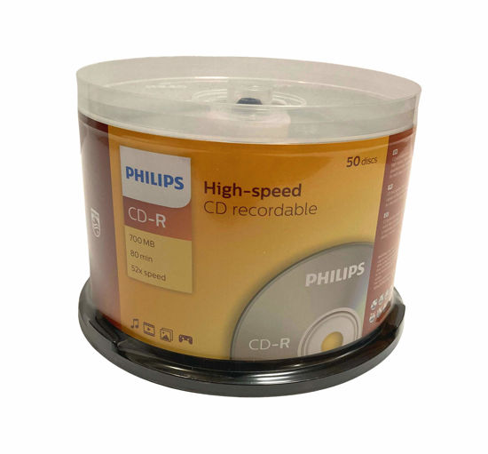 Picture of Philips 52X 700MB CD-R 50PK Spindle
