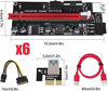 Picture of 6 Pack GPU Riser Latest V009S ALB Vendor PCIE Riser 6 PIN + MOLEX GPU Mining ETH