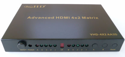 Picture of ViewHD Premium HDMI 4x2 Matrix v1.3 for HD 1080P with SPDIF Digital Surround or HiFi Stereo Audio Output (Compact Size) | Model: VHD-4X2AA3Ds