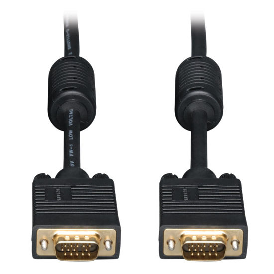 Picture of Tripp Lite VGA Coax Monitor Cable High Resolution cable with RGB coax (HD15 M/M) 35-ft.(P502-035)