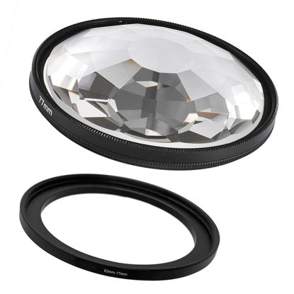 Picture of Kaleidoscope Glass Prism 82mm Camera Glass Filter Changeable Number of Subjects Camera Accessories(82mmKaleidoscope Filter)
