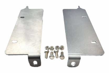Picture of Amp Mount fits Harley Davidson Kenwood KAC-M1824BT Amplifier Mounting Brackets fit 2006 to 2013 Batwing Bikes with Stock Radio. Mounts fit Kenwood KAC-M1824BT amps. Works with Stock Radio ONLY