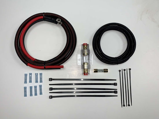 Picture of Harley Davidson Amplifier Wiring kit for Rockford Fosgate PBR400X4D PBR300x2 PBR300x4 Rockford Soundstream Kicker Diamond Micro and All Others (Aluminum Copper Clad CCA)