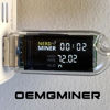 Picture of New NerdMiner V2 Dongle USB 70-75KH 1W T-Display S3 Bitcoin Solo Lottery Miner Win 6.25 BTC with Low Power Consumption - WiFi Connection, and USB-A Power (USB-73KH/s)