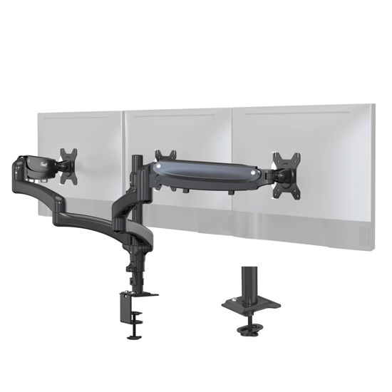 Picture of Rosewill Single Monitor Mount, Adjustable Monitor Arm Desk Mount Fits 15-32 inch Screen, Holds 19.8lb, Gas Spring Monitor Stand, Full Motion Swivel Monitor Arm with Vesa Mount