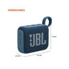 Picture of JBL JBLGO4BLUAM-Z Go 4 Portable Bluetooth Speaker, Blue - Certified Refurbished