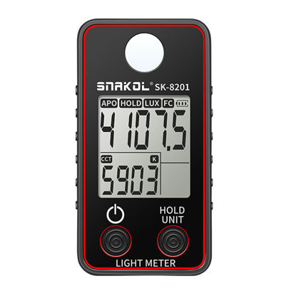 Picture of Color Temperature Tester,Color Temperature Tester High Precise Illuminance Meter 0.5-300000LUX LED Illumination Test Meter Photographic Luminance Measuring Device