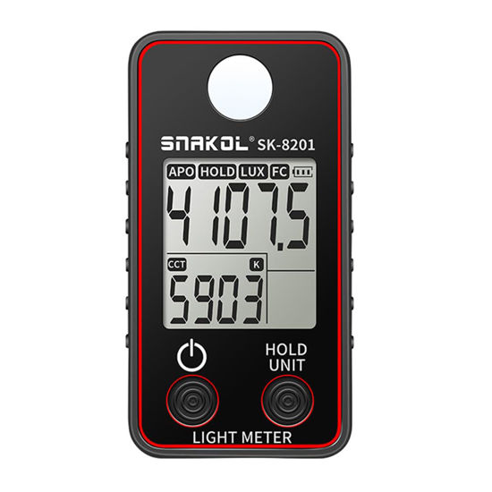 Picture of Color Temperature Tester,Color Temperature Tester High Precise Illuminance Meter 0.5-300000LUX LED Illumination Test Meter Photographic Luminance Measuring Device