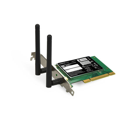 Picture of Linksys Wireless-N PCI Adapter with Dual-Band (WMP600N)