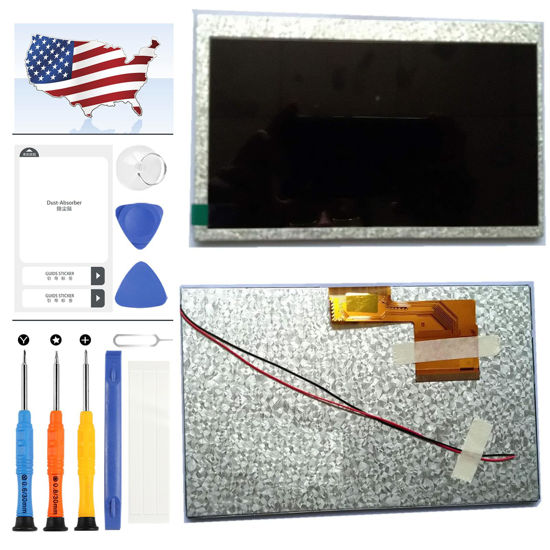 Picture of LCD Screen Replacement for Contixo Kids LA703R 7" Display LCD Touch Glass Panel Repair Kit with Tools(Not Touch Digitizer)