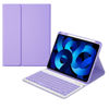 Picture of kaitesi Keyboard Case for iPad Air 11 inch M2/ iPad Air 5th Generation 2022/Air 4th Gen 2020 10.9 Inch, Concave Keys Detachable Keyboard Cover Support Pencil Charging,Purple