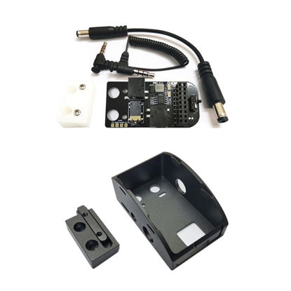 Picture of TECKEEN Adapter 5.8G RX Port 3.0 Simulation Easy Use Accessories 5V 3A Analog Receiver Module Small Board for DJI FPV Goggles V2
