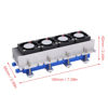 Picture of 12V 4 Chip TEC1 12706 Thermoelectric Water Cooling Systems Fans Cooling Cooler DIY Air Cooling Device Thermoelectric Refrigeration Cooling System Kit