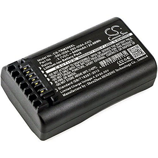 Picture of 6400mAh/3.7V Replacement Battery for Trimble EEL-FYN2JAF-00 Nomad 800X Numeric Key Nomad 800B Nomad 1050LE 990651-004277 108571-00 53708-PRN 53708-00 890-0084 890-0084-XXQ