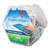 Picture of Falcon Touch Screen Wipes Office Share Pack (FALDMHJ)5.0 in x 6.0 in 200 Individual wrapped Packets