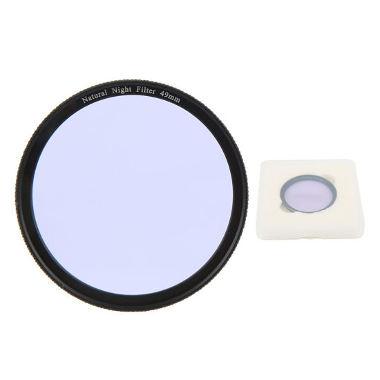 Picture of Multi-Layer Light Pollution Reduction Filter Night Sky/Star Light Pollution Reduction Camera Lens Filter for Night Sky Star(52MM), Clear Natural Night Filter,