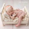 Picture of Newborn Props Photography Cot Baby Photo Small Wooden Bed Posing Baby Photography Props Cot Baby Photo Studio Props for Photo Home Accessories