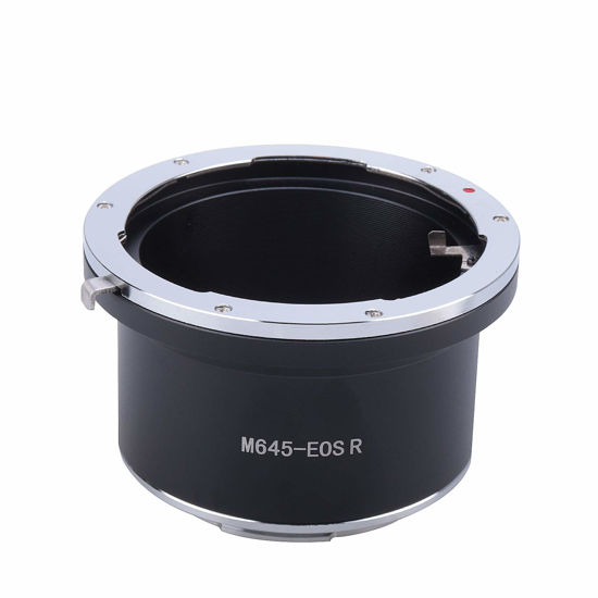 Picture of Foto4easy Lens Adapter Ring for Mamiya 645 M645 Mount Lens to Canon EOS R Digital SLR Camera