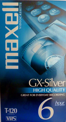 Picture of Maxell Videocassette Gx-silver 6 Hour T-120 VHS Tape - 4 Pack