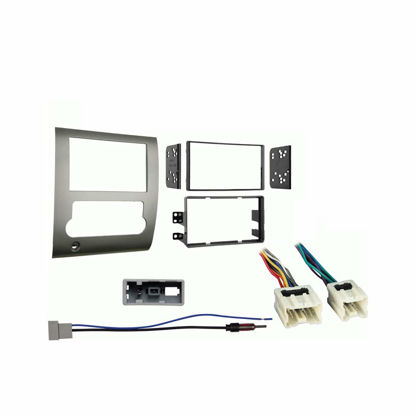 Picture of Harmony Audio Compatible with Nissan Titan 2008 2009 2010 2011 2012 Double DIN Stereo Harness Radio Install Dash Kit Package