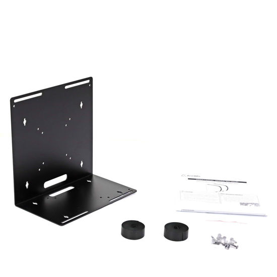 Picture of AEONS Universal Wall and VESA Mount | Adjustable Strap Mount for Computers, UPS Units, Cable Boxes, Modems, and Other Electronic Devices | Mounts on The Wall or Back of a Computer Monitor, 10”x10”x6”
