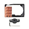 Picture of Andoer Camera Cage Aluminum Alloy Video Cage with Cold Shoe Mount 1/4 Inch & 3/8 Inch Threads Replacement for ZV-E10 Camera