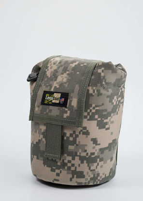 Picture of LensCoat LensPouch Camouflage Lens Pouch Protection Roll Up Molle Pouch Medium, Digital Camo (lcrumdc)