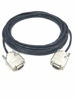 Picture of 1 Foot DB9 Female to Female RS232 Plenum Serial Cable - 22 AWG with Plenum Black Jacket - Made in The USA by Custom Cable Connection